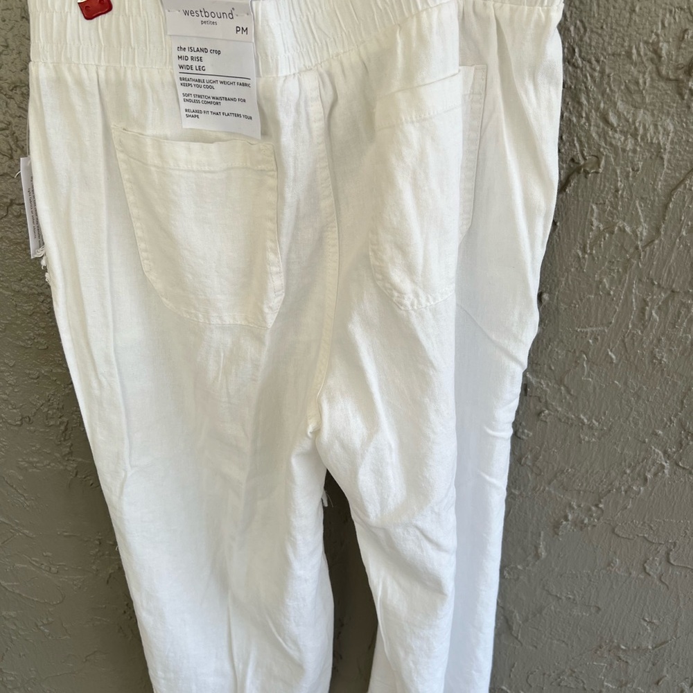 Westbound White Ankle Pants - Picture 2 of 6